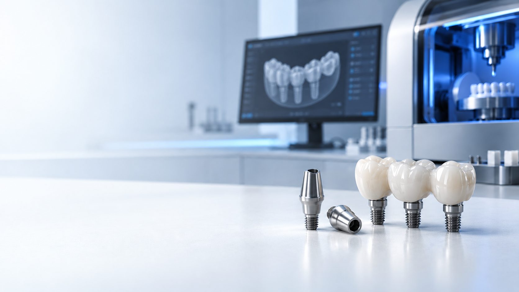 Lavorazione implantoprotesica digitale Odontofy