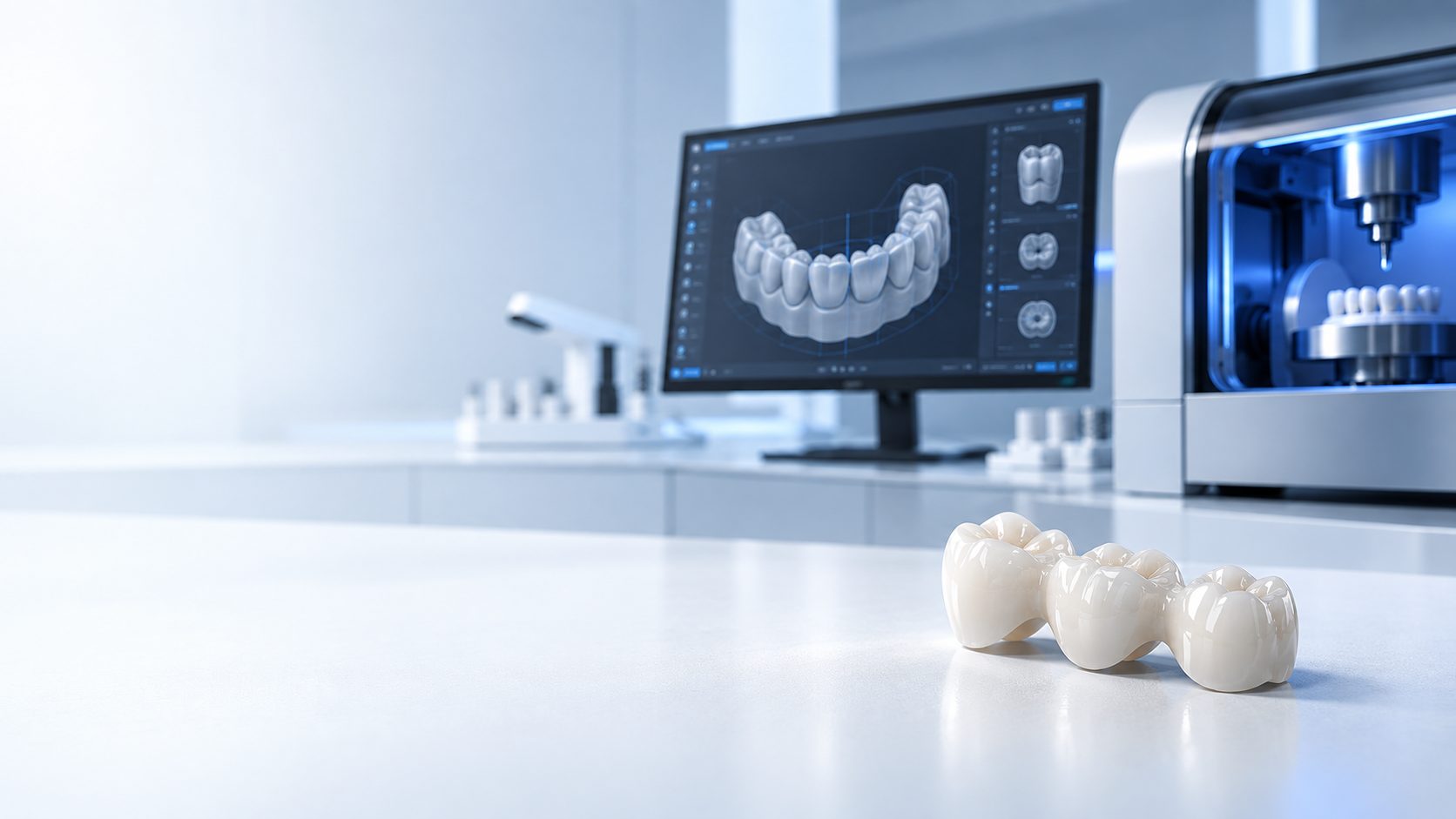 Lavorazione odontotecnica digitale CAD/CAM Odontofy