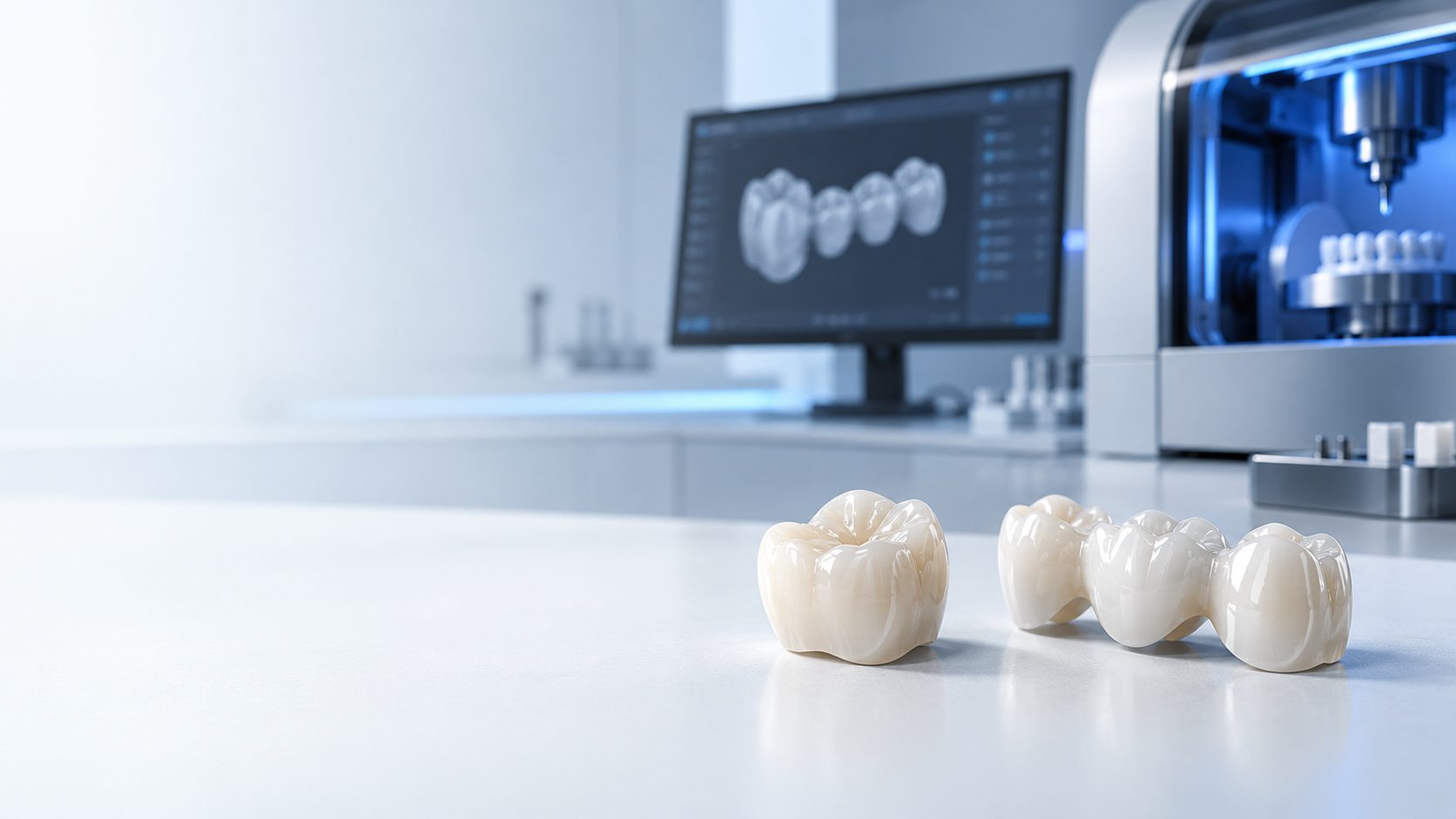 Lavorazione odontotecnica di protesi fissa Odontofy