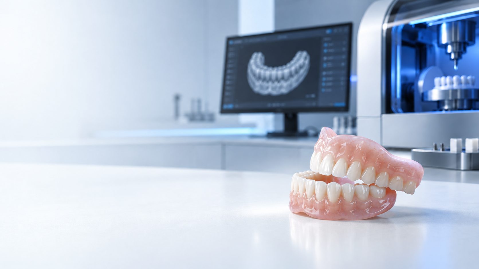 Protesi mobile realizzata nel workflow Odontofy